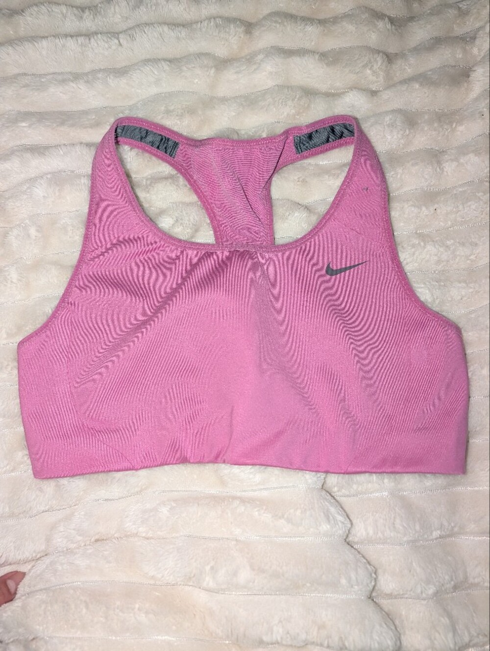 Nike Women's Pink High-Support Sports Bra